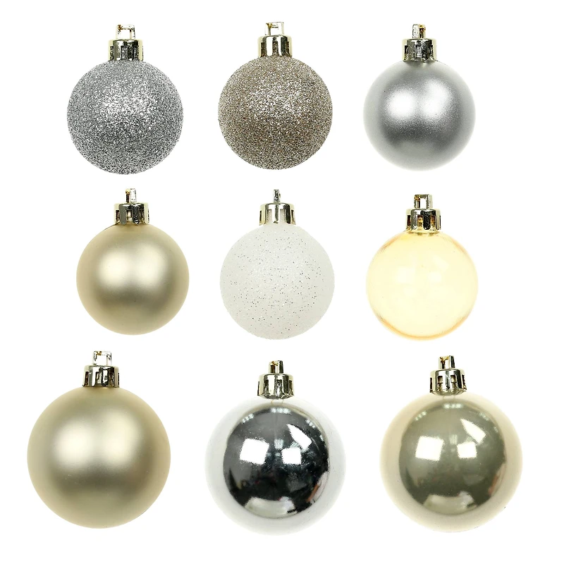 Pack Silver & Gold Shatterproof Ball Ornaments by Ashland