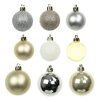 Pack Silver & Gold Shatterproof Ball Ornaments by Ashland