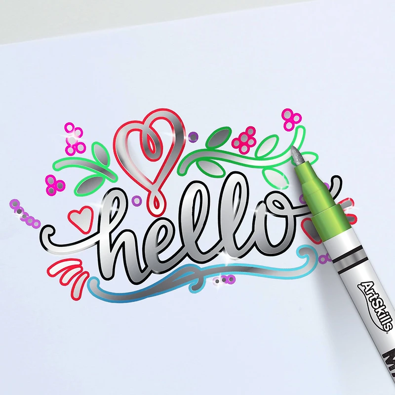 ArtSkills® Metallic Outline Markers, 6ct.