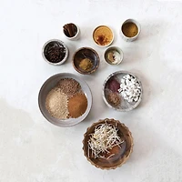 Hello Honey® 5" Beige Round Marble Dish & Bottle Holder