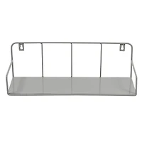 Honey Can Do Small Metal Floating Wall Shelf