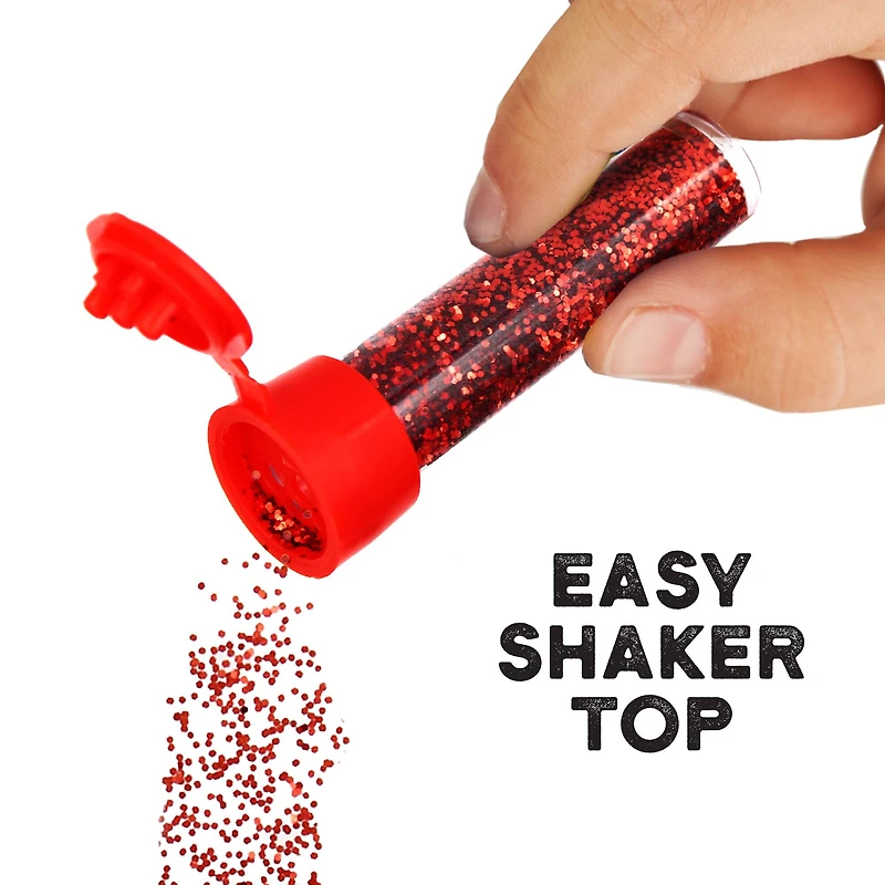 ArtSkills® 8 Color Classic Glitter Shakers with Glue Bottle