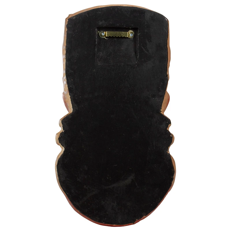 13.5" Tiki Mask Frown Face Outdoor Wall Hanging