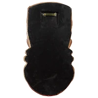 13.5" Tiki Mask Frown Face Outdoor Wall Hanging