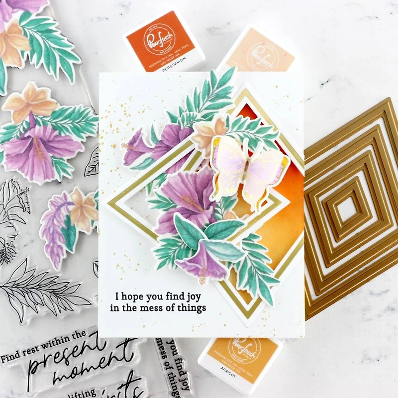 Pinkfresh Studio Hibiscus Washi Tape