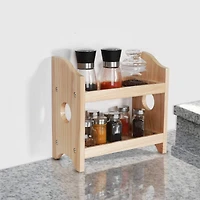 NEX™ 2-Tier Wood Spice Rack Countertop Organizer