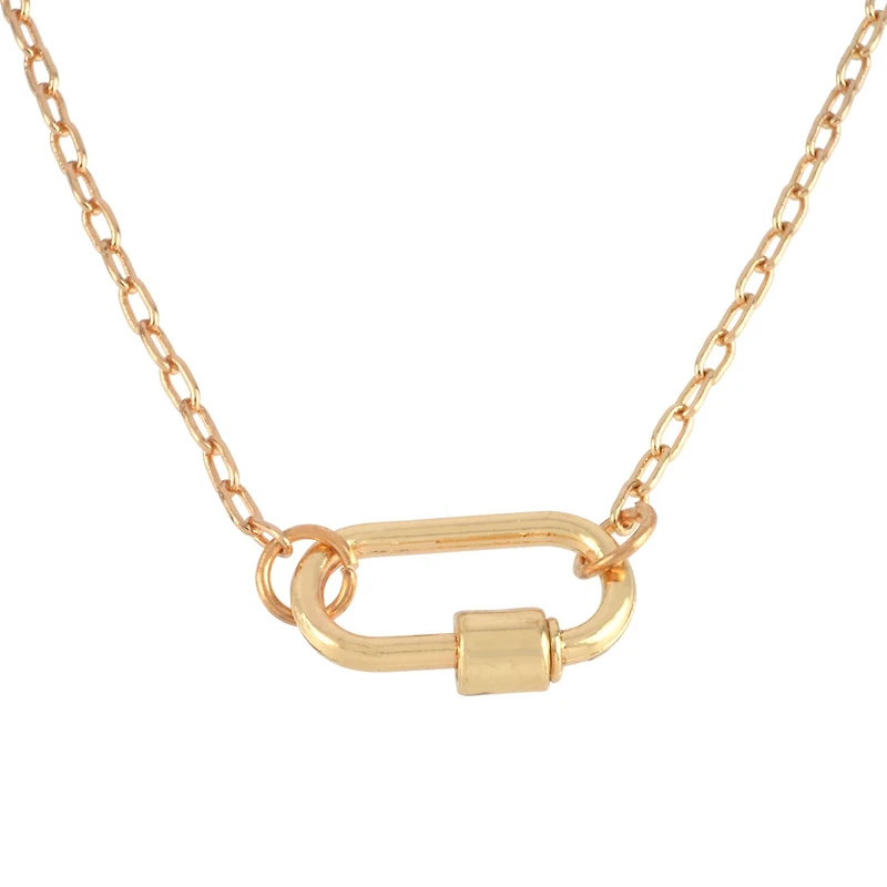 18" Gold Paperclip Necklace by Bead Landing™