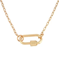 18" Gold Paperclip Necklace by Bead Landing™