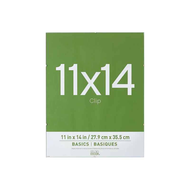 6 Pack: Basics 11" x 14" Clip Frame by Studio Décor®