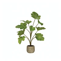 Hello Honey® Faux Plant In Cement Pot