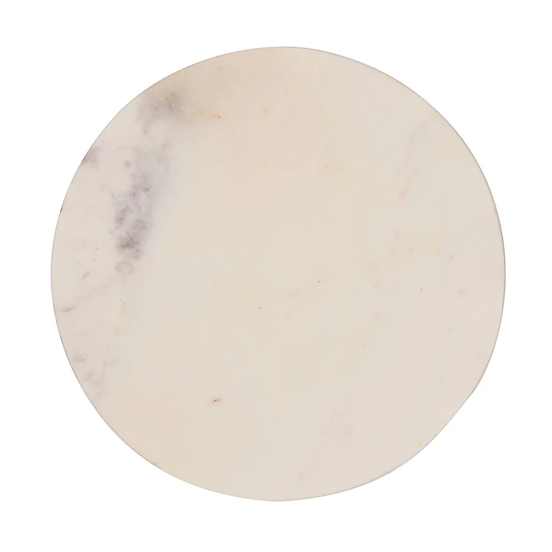 Round White Marble Cutting Board