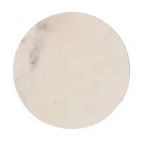 Round White Marble Cutting Board