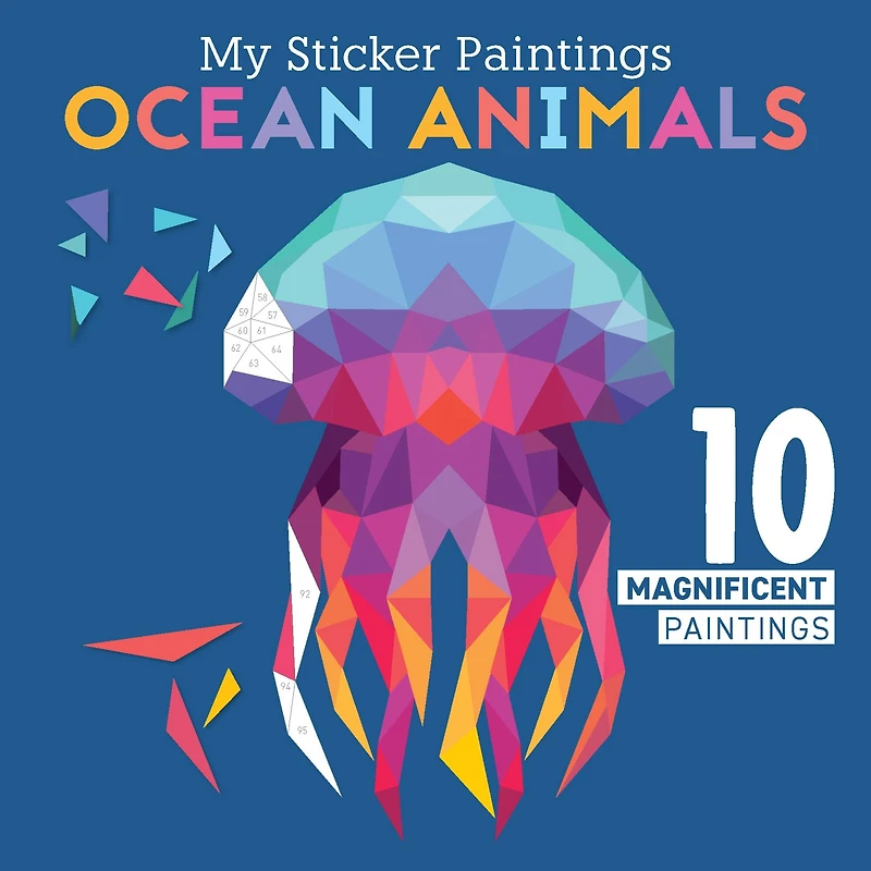 Fox Chapel Publishing My Sticker Paintings Ocean Animals Book