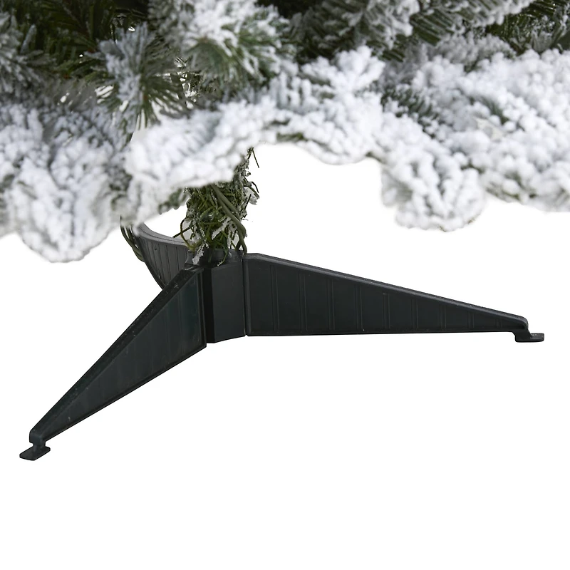 3ft. Pre-Lit Flocked North Carolina Fir Artificial Christmas Tree with Warm White Lights