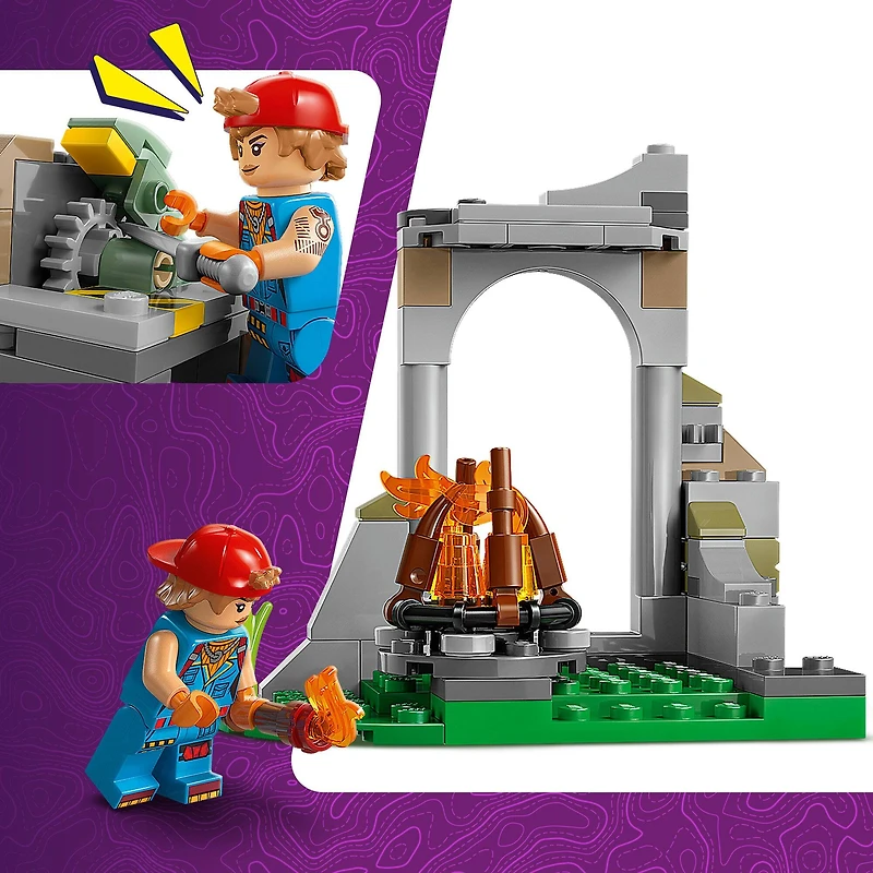 LEGO® Fortnite® Peely & Sparkplug’s Camp Video Game Building Set 77075