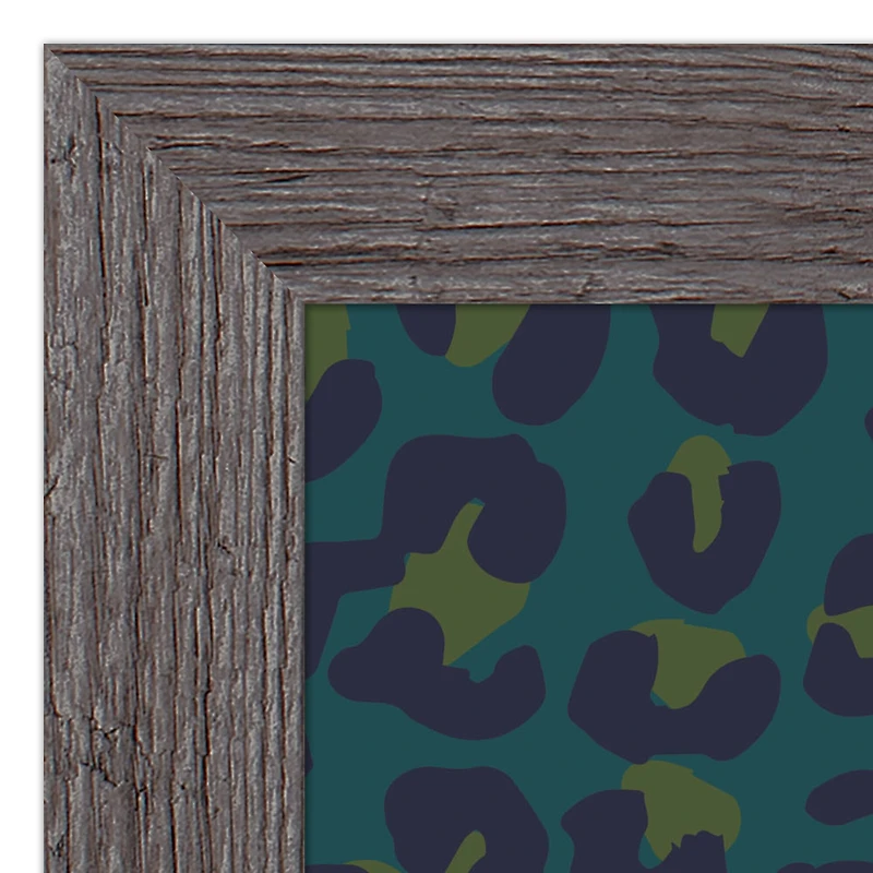 Goodness in Kindness Out Leopard Print in Gray Frame