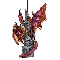 Design Toscano 3ct. Zanzibar the Gothic Dragon Ornaments