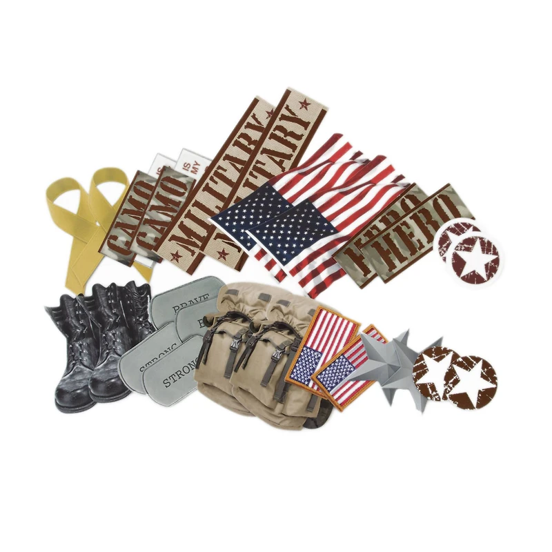 Military Die Cut Stickers by Recollections™