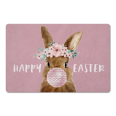 Easter Bunny Bubblegum 18" x 27" Floor Mat