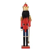 Glitzhome® 24" Wooden Christmas King Nutcracker