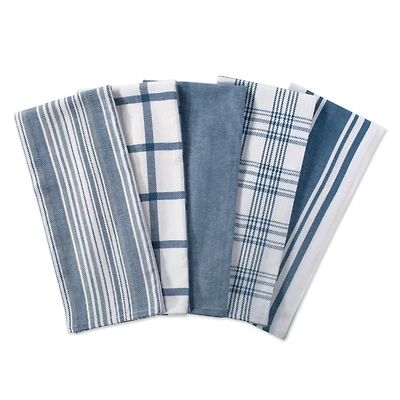 DII® Stone Blue Woven Dishtowel Set
