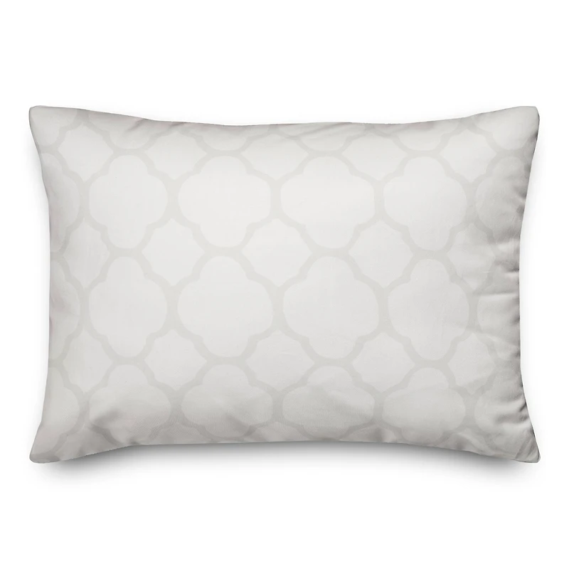 Lattice Pattern 14" x 20" Throw Pillow
