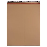 JAM Paper 17" x 21" Brown Kraft Flat Photo Mailer Peel & Seal Closure Envelopes, 6ct.