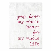 You Have My Heart Tabletop Canvas