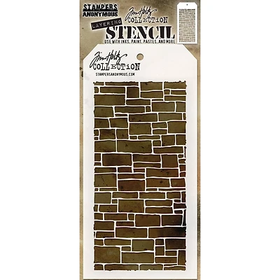 Stampers Anonymous Tim Holtz® Slate Layering Stencil