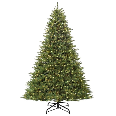 9ft. Pre-Lit Fraser Fir Artificial Christmas Tree, Clear Lights