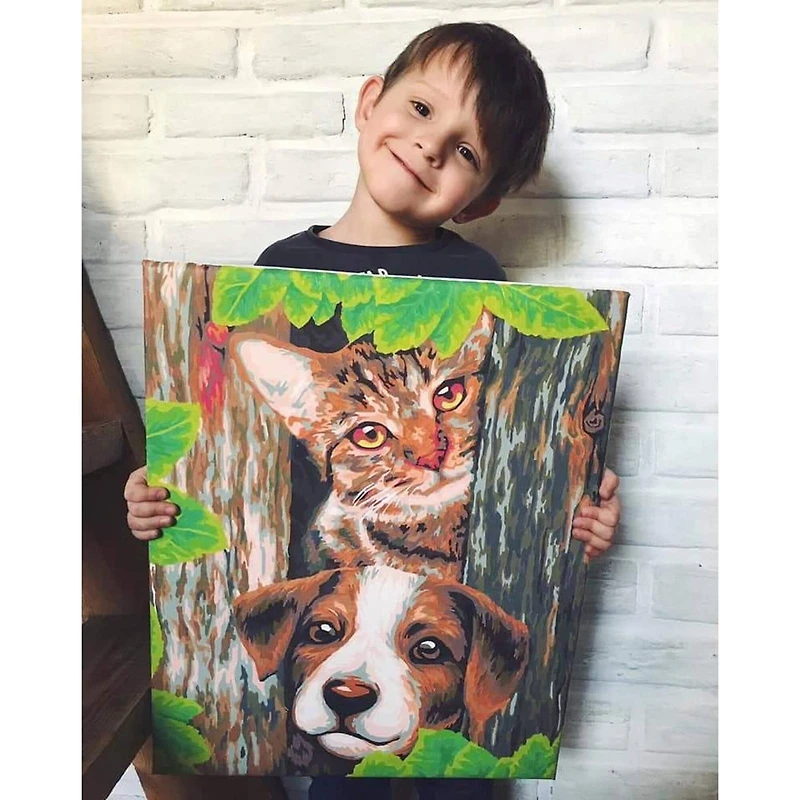 Crafting Spark Two Friends Painting by Numbers Kit