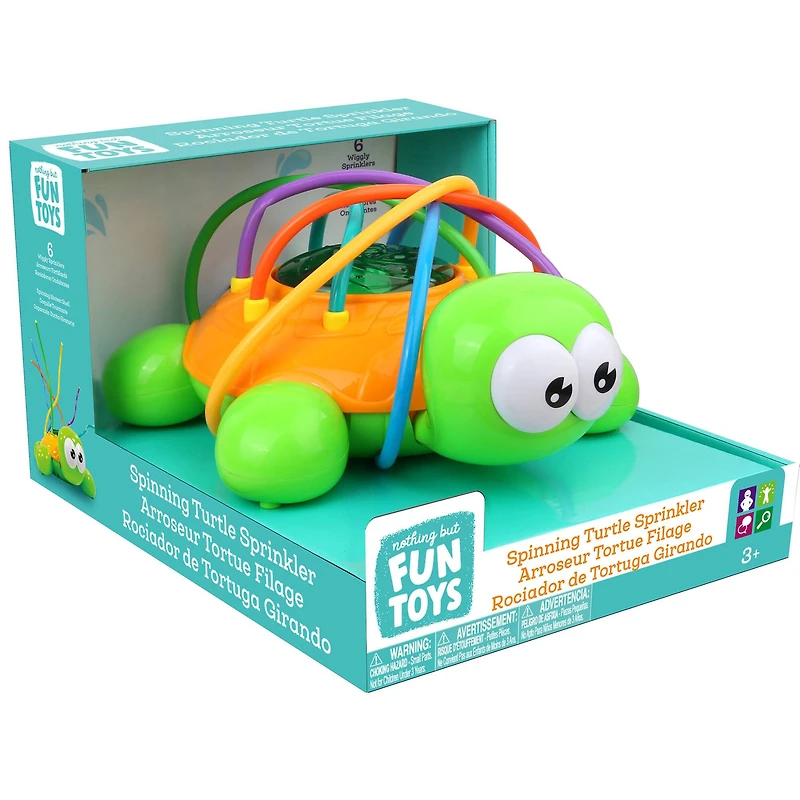 Nothing But Fun Toys Spinning Turtle Sprinkler
