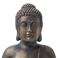 Glitzhome® 19" Meditating Buddha Statue