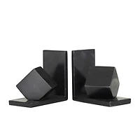 CosmoLiving by Cosmopolitan 6" Marble Orb Bookends Set