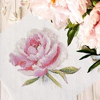 Alisa Tender Peony Cross Stitch Kit