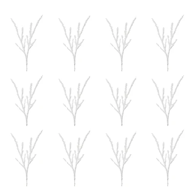 White Frosted Snow Branch, 12ct.