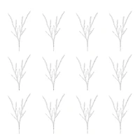 White Frosted Snow Branch, 12ct.