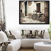 Designart - Bicycle with Shopping Bag