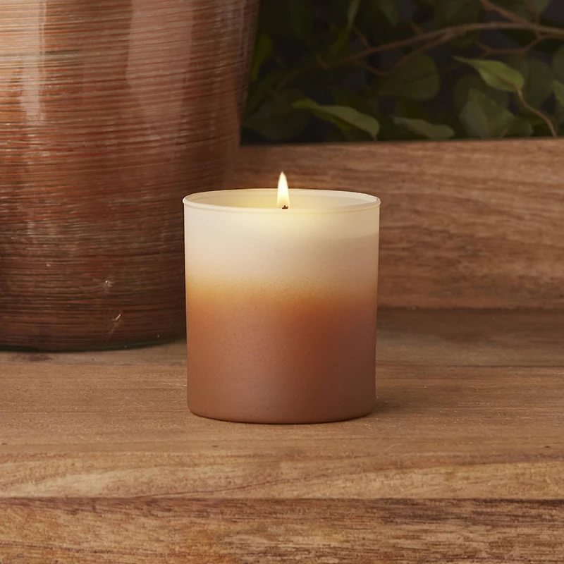 Root Candles Acorns & Suede Single Wick Scented Beeswax Blend Candle