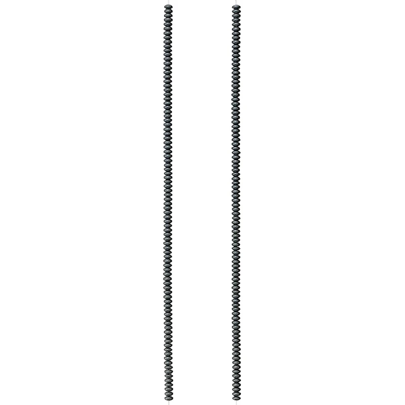 12 Pack: Gray Hematite Rondelle Beads, 5mm by Bead Landing™