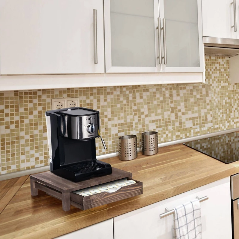 NEX™ 36-Pod Dark Brown Wood K-Cup Coffee Pods Holder