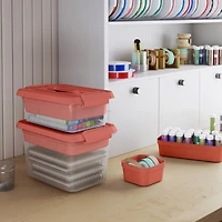 6 Pack: 3.4qt. Latchmate Bin by Simply Tidy™