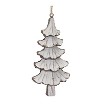 12ct. Carved Pine Tree Ornament