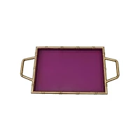 Pink & Gold Metal Tray by Ashland®