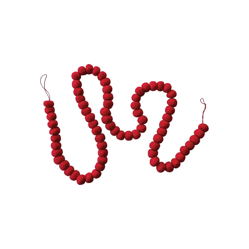 Hello Honey® 6ft. Handmade Wool Felt Ball Garland