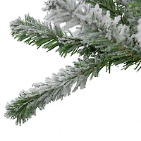 3ft., 4ft, & 5ft. Unlit Flocked Alpine Artificial Christmas Tree Set