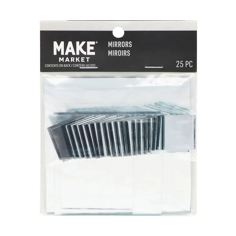 Mixed Square Mirror Pieces, 25ct. by Make Market®