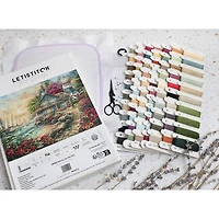 LetiStitch Sunrise by the Sea Counted Cross Stitch Kit