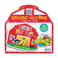 The World of Eric Carle Around the Farm 26 Pieces 2-Sided Floor Puzzle