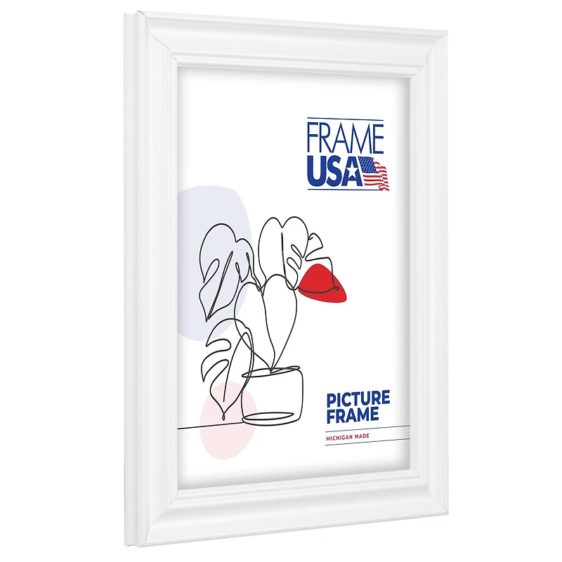 Frame USA Value Added White Single Image Picture Frame